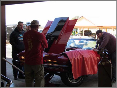 67 Corvette Convertible Work