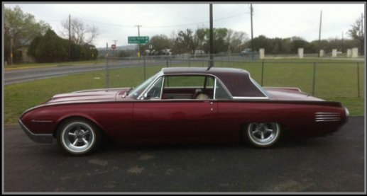Thunderbird in the parking lot,
